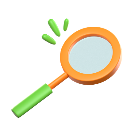 Magnifying Glass  3D Icon