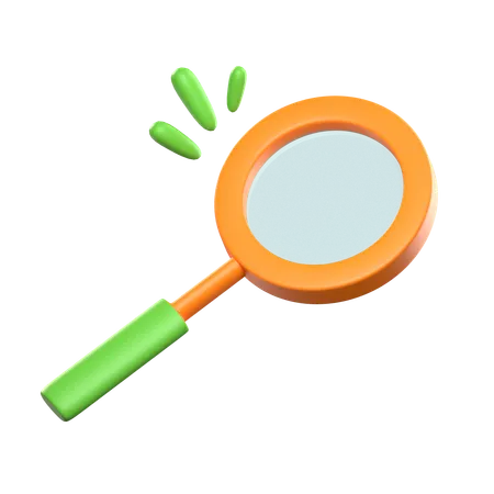 Magnifying Glass  3D Icon