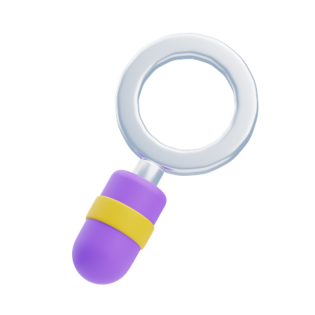 Magnifying Glass  3D Icon