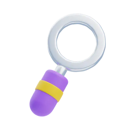 Magnifying Glass  3D Icon