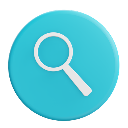 Magnifying Glass  3D Icon