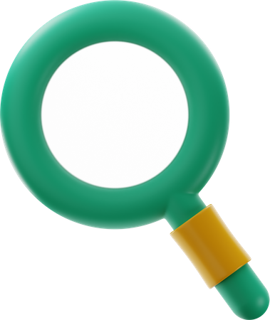 Magnifying Glass  3D Icon