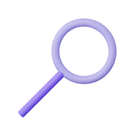 Magnifying Glass  3D Icon