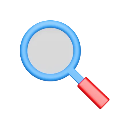 Magnifying Glass  3D Icon