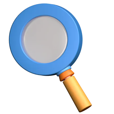 Magnifying Glass  3D Icon