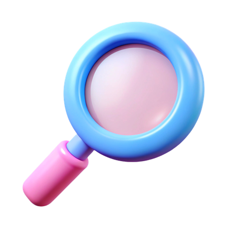 Magnifying Glass  3D Icon