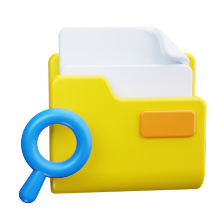 Magnifying Glass  3D Icon
