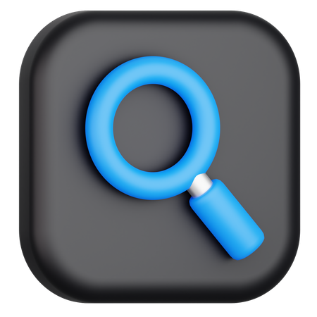 Magnifying Glass  3D Icon