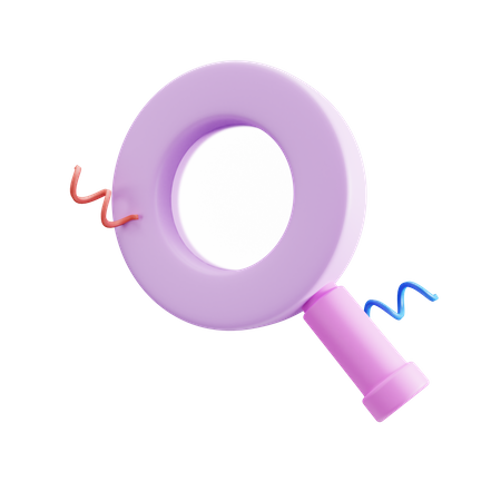 Magnifying Glass  3D Icon