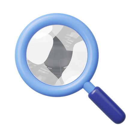 Magnifying Glass 3D Icon