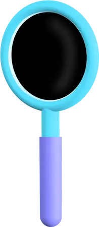 Magnifying glass  3D Illustration