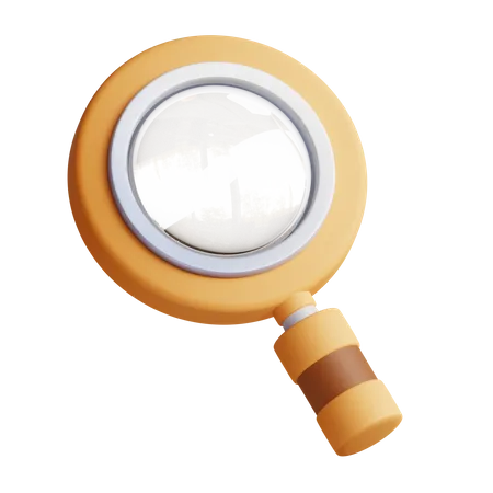 Magnifying Glass  3D Illustration