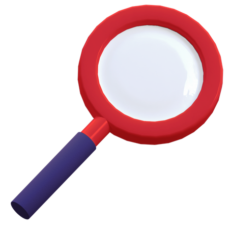 Magnifying Glass  3D Illustration