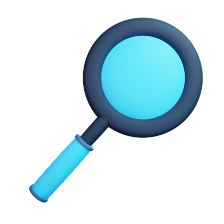 Magnifying Glass  3D Illustration