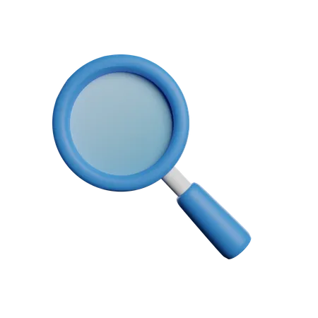 Magnifying Glass  3D Illustration