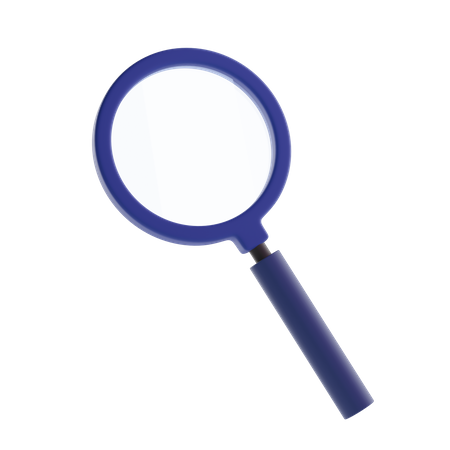 Magnifying Glass  3D Illustration