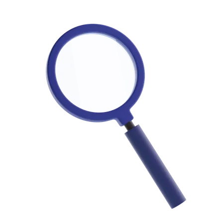 Magnifying Glass  3D Illustration