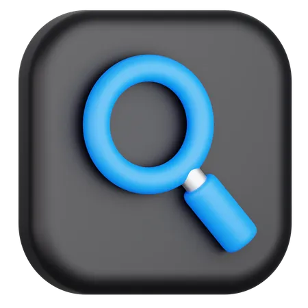 Magnifying Glass  3D Illustration