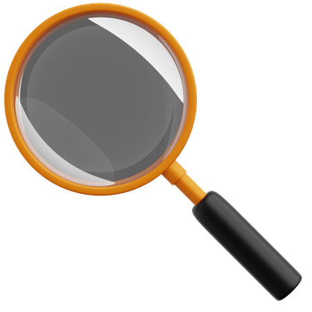 Magnifying Glass  3D Illustration