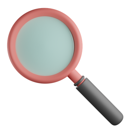 Magnifying Glass  3D Illustration