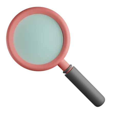 Magnifying Glass  3D Illustration