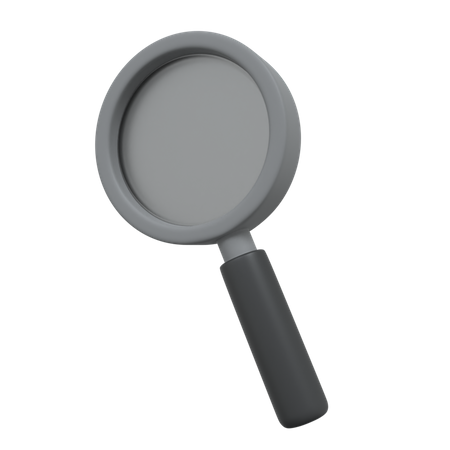 Magnifying Glass  3D Illustration