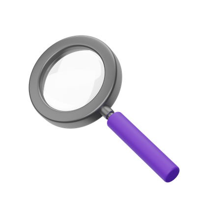 Magnifying Glass  3D Illustration