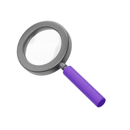 Magnifying Glass  3D Illustration