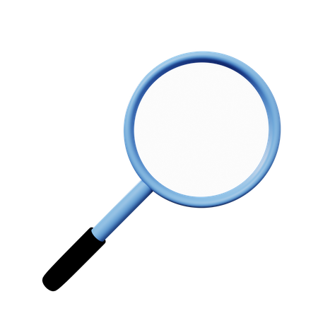 Magnifying Glass  3D Illustration