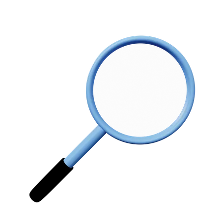 Magnifying Glass  3D Illustration