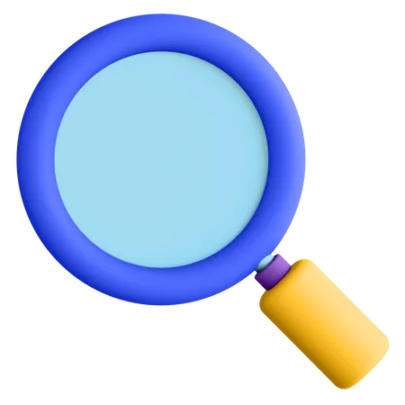 Magnifying Glass  3D Illustration