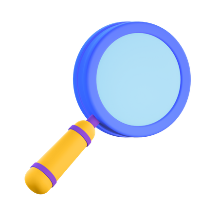 Magnifying Glass  3D Illustration