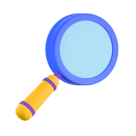 Magnifying Glass  3D Illustration