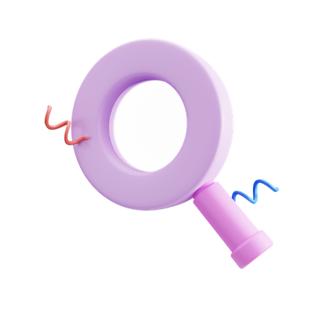 Magnifying Glass  3D Illustration