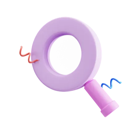 Magnifying Glass  3D Illustration