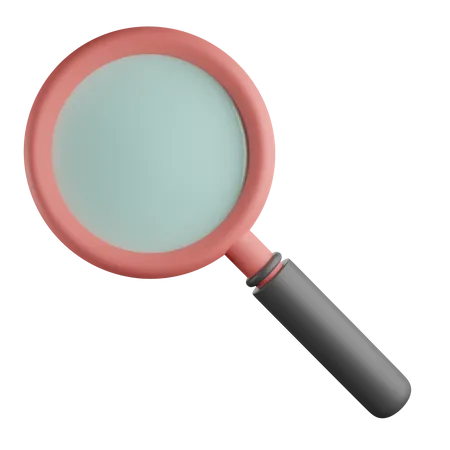 3 D Illustration Of Magnifier For Search Symbol Magnify And More It Can Use For Web Or Apps And Many More Purpose 3D Illustration