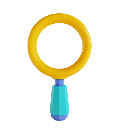 Magnifying Glass  3D Icon