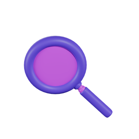 Magnifying Glass 3D Icon