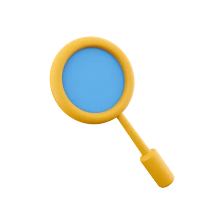 3 D Rendering Magnifying Glass The Concept Of Discovery Research Search Analysis 3 D Rendering Magnifying Glass Icon 3D Icon