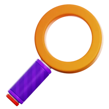 Magnifying Glass 3 D Shopping Illustration 3D Icon