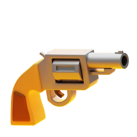 Magnum Gun  3D Icon