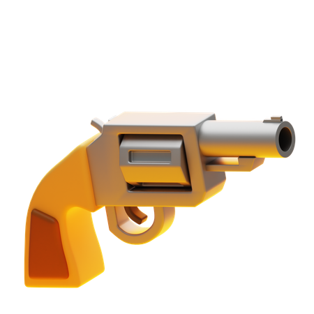 Magnum Gun  3D Icon