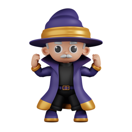 Mago parecendo forte  3D Icon
