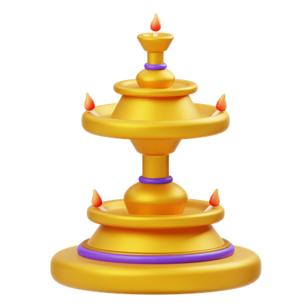 Maha Deepam  3D Icon