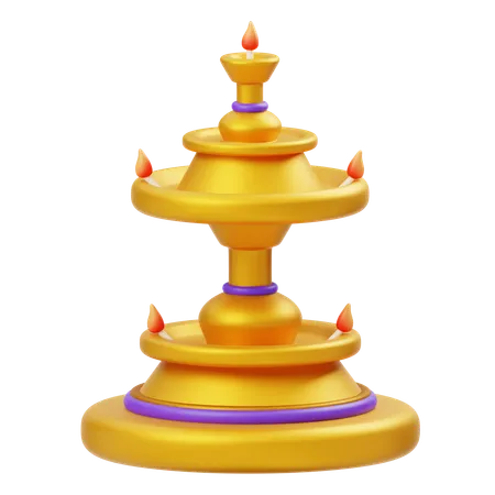 Maha Deepam  3D Icon