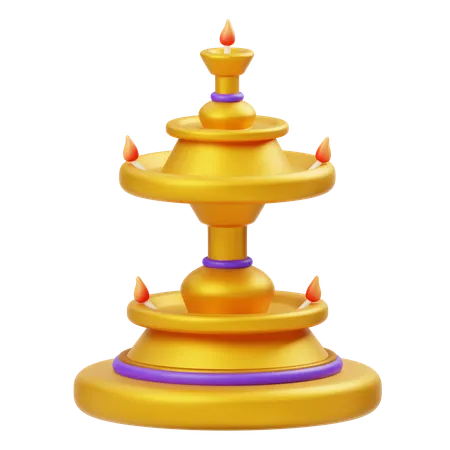 Maha Deepam  3D Icon