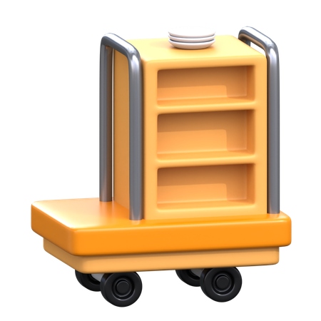 Maid Cart  3D Icon