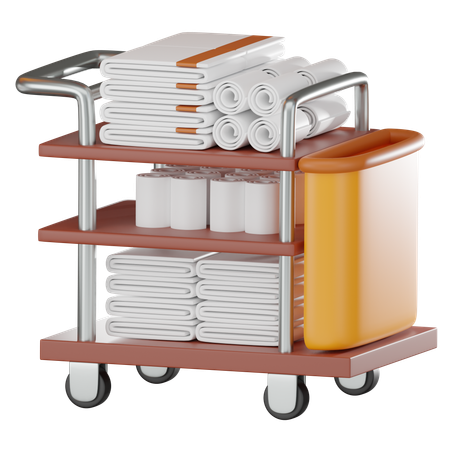 メイドカート  3D Icon