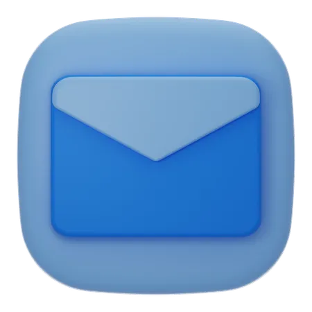 Mail 3 D User Interface 3D Icon