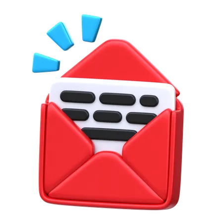 Mail 3 D Journalist Icon 3D Icon